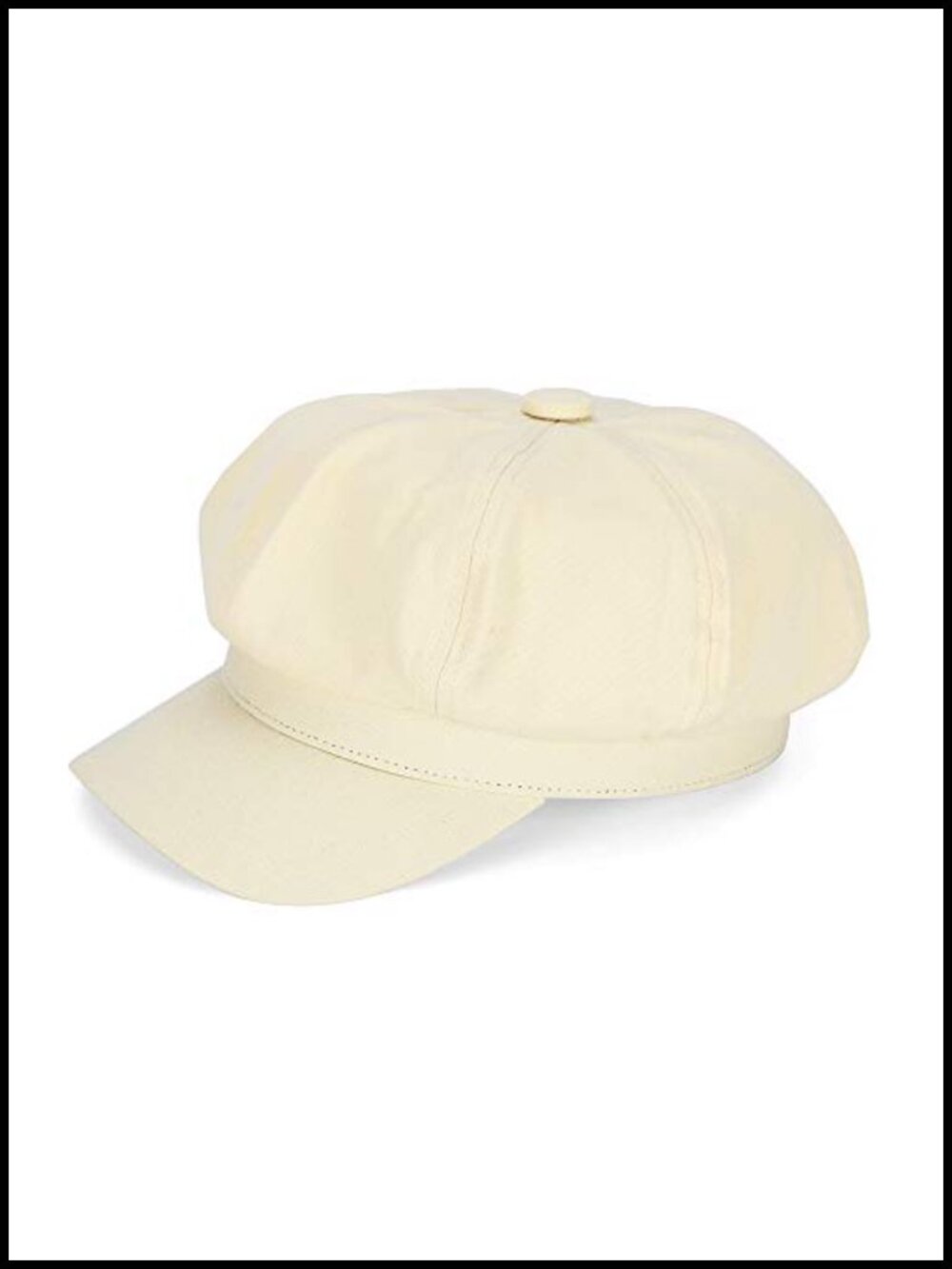 Cotton Newsboy Cabbie Baker Boy Hat Adjustable Women's Beret Cap